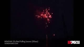 MS434A 25s Red Falling Leaves (20sec)