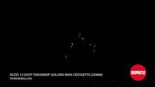 SE205 13s FanSweep Golden Rain Crossette (25mm)