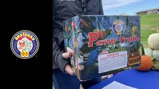 GM120 Parrots Prattle - 36 shot 500 Gram Firework - Brothers Pyrotechnics