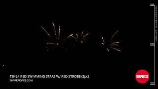 TB424 Red Swimming Stars w/ Red Strobe