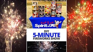 DIY 5-Minute Fireworks Show by Spirit of 76 (AT350)