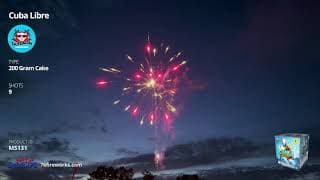 MS131 Cuba Libre - 9 shot 200 Gram Cake - Sky Bacon Fireworks