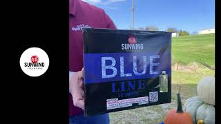 MX182 Blue Line - 12 shot 350 Gram Multishot - Sunwing Fireworks