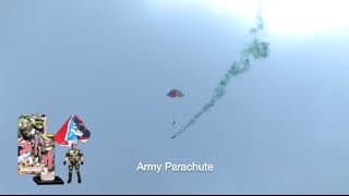 Army Parachute Fireworks - PC101