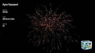 Pyro Tsunami - 25 shot 500 Gram - Winda