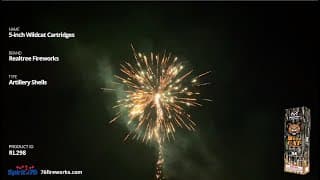 RL298 5-inch Wildcat Cartridges - Realtree Fireworks Artillery Shells