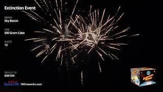 GM164 Extinction Event - 12 shot 500 Gram - Sky Bacon Fireworks
