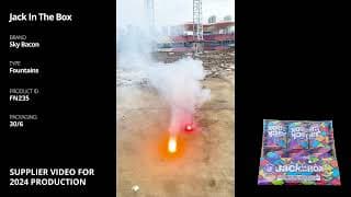 FN235 Jack In The Box - Fountain - Sky Bacon Fireworks (2024 Production)