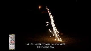 BR105 Silver Titanium Rocket