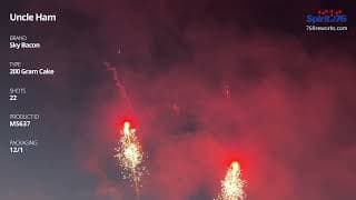 MS637 Uncle Ham - 200 Gram Cake - Sky Bacon Fireworks