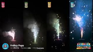 FN175 Freezy Pops - Assorted Fountains - 2024 Sky Bacon Fireworks