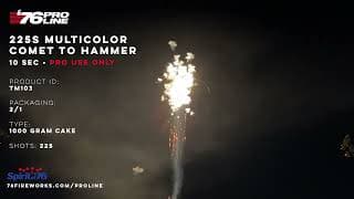TM103 225s Multicolor Comet to Hammer (10sec) - '76 Pro Line 2023 - Pro Use Only 1000 Gram