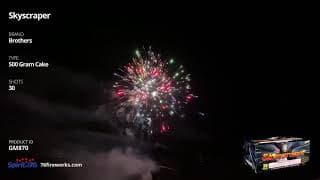 GM870 Skyscraper - 30 shot 500-Gram Cake - Brothers Pyrotechnics