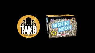 GM200 Nishiki Neon - 30 shot 500 Gram Cake - Tako Pyrotechnics