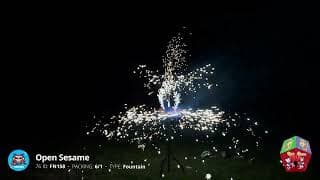 FN158 Open Sesame - Magic Spinning Fountain - Sky Bacon Fireworks 2024 Production