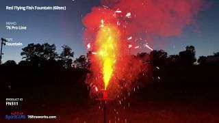 FN511 Red Flying Fish Fountain (60sec) - '76 Pro Line
