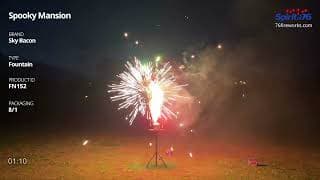 FN152 Spooky Mansion - Glowing Fountain - Sky Bacon Fireworks