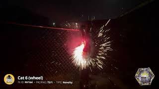 NV164 Cat 6 - Wheel Firework Novelty by Tako - 2024 Production