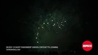 SE203 13s FanSweep Green Crossette (25mm)