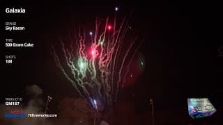GM167 Galaxia - 138 shot 500 Gram - Sky Bacon Fireworks