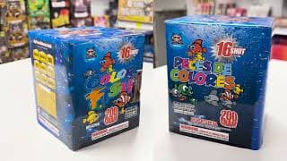 MS420A Color Fish - 16 shot 500 Gram by Sky Bacon Fireworks (2024 Production)