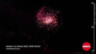 GM404 12s Finale Box: Red, White, & Blue Peony