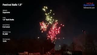RL360 Festival Balls 1.5" - Artillery Ball Shells - Supreme Fireworks