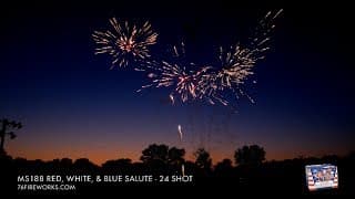 MS188 Red, White, & Blue Salute - 24 Shot